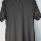 NIKE DRI-FIT 100% POLY Men's Running T-Shirt Anthracite Dark Gray 387012-060