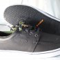Lugs Burke Mens Shoe Black Padded Canvas White Be Comfortable Look Stylish