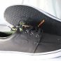 Lugs Burke Mens Shoe Black Padded Canvas White Be Comfortable Look Stylish