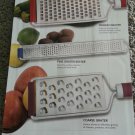 KitchenAid 3 Piece Grater Set Fine/Medium/Coarse Graters W/ Protective Covers