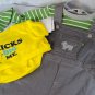 2 Set Carters Baby Boy 2 piece Coverall Suspenders and Chicks Dig Me Onesie New