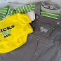 2 Set Carters Baby Boy 2 piece Coverall Suspenders and Chicks Dig Me Onesie New