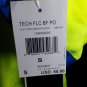 Adidas Mens Dominate Tech Hoodie Electric Yellow Nightshade Blue