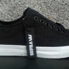 SUPRA THUNDER LOW US Men 6 Charcoal Wool Suit Fashion Shoes Jim Greco Women 7.5