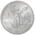 1985 .999 Silver Mexican Libertad Bullion Round Coin UC