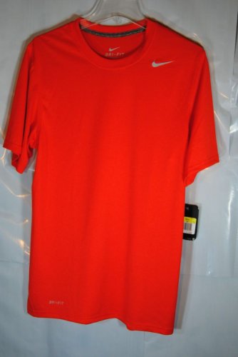 NIKE LEGEND DRI-FIT POLY Men's Training T-Shirt Team Orange 371642-891 NEW