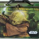 STAR WARS YODA TIN Metal Relief Lunch Box w/ Handle NEW