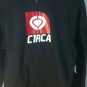 Circa Box Icon Skate Full Zip Hoodie NWT Mens Small Black Hoody MBHZ004 NEW