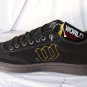 WORLD INDUSTRIES BASIC SE BLACK YELLOW DOOMSDAY SKATEBOARDING ATHLETIC SHOES