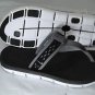 Nike Women Celso Free-Motion Thong Black Grey 555290-010 MSRP $50