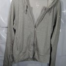 Nike Women Cocoon Full-Zip Yoga Hoodie 528607-063 Dark Grey Heather MSRP $80