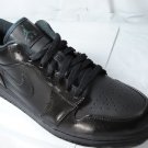 Air Jordan 1 Low Men's Shoe 553558-010 Men Black/Black 1985 Retro Wings Logo