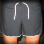 Nike Dri-FIT Colorblock Shorts Women XSmall 412563 Black Grey Anthracite White