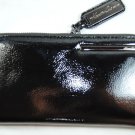 Kenneth Cole New York Large Leather Zip Around Wallet Black Python Snakeskin Sth