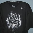 Nike Beast Glove Tee Shirt 100% Cotton Anthracite Dark Grey  BEAST MODE LYNCH
