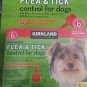 Kirkland Flea & Tick Control For Small Dogs 6-12 lbs. 6 Month Supply Doses NIB