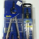 Helix Giant Metal Bow Compass 13 cm (20081) and 5" Divider New Made in Italy