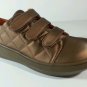 Rocket Dog Street Life Satin PU Coffee Womens Size 8.5 Shoes Shiny Copper Velcro