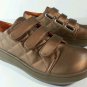 Rocket Dog Street Life Satin PU Coffee Womens Size 8 Shoes Shiny Copper Velcro
