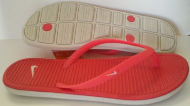 Nike Women Solarsoft Thong  Flip Flops Fruit Punch Red New in Box