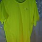 NIKE Miler UV Men's Running T-Shirt Volt Yellow Silver 519698-702 UPF-30 SunBLOK