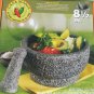 Casa Maria 8.5" Traditional Natural Stone Mortar and Pestle Molcajete Heavy