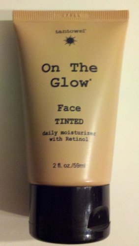 TanTowel  On the Glow 2 oz Face Tinted Daily Moisturizer with Retinol Tan Towel