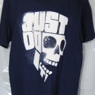 Nike Stencil T-Shirt Midnight Navy 520997-410 New Skull Just Do It