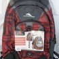 HIGH SIERRA RIPRAP BACKPACK DAYBAG LAPTOP BOOKBAG Holds 15" Notebook Red Plad