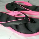 Adidas Womens Chilwyanda Slides Sandals Black Pop Pink Fit Foam 8