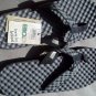 Simple Flipee Charcoal Plaid Flip-Flop  12-15 grey eco certified Vegan