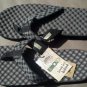 Simple Flipee Charcoal Plaid Flip-Flop  12-15 grey eco certified Vegan