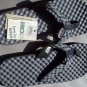 Simple Flipee Charcoal Plaid Flip-Flop 12-15 grey eco certified Vegan