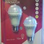 2X Two LG LED Bulbs 7.5 W 485 Lumen 120V E26 3000K A19 Warm White 20 Year Warran