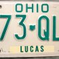 1988 Ohio License Plate (973 QLG)