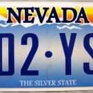 2014 Nevada License Plate (002 YST)