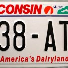 2001 Wisconsin License Plate (238-ATP)