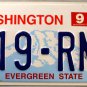 2004 Washington License Plate (519-RMY)