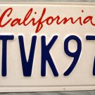 2007 California License Plate (5TVK973)