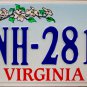 1997 Virginia Cardinal License Plate (NH-2816)