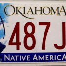2014 Oklahoma License Plate (487JPB)