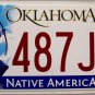 2014 Oklahoma License Plate (487JPB)