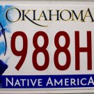 2015 Oklahoma License Plate (988HPR)