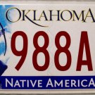 2015 Oklahoma License Plate (988AFH)