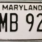 1986 Maryland License Plate (HMB 920)