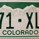 2012 Colorado License Plate (271-XLE)