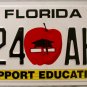 2009 Florida Support Education License Plate (424 AHC)