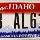 2011 Idaho License Plate (8B AL613)