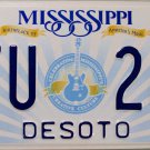 2015 Mississippi License Plate (DFU 265)