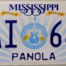 2015 Mississippi License Plate (PAI 649)